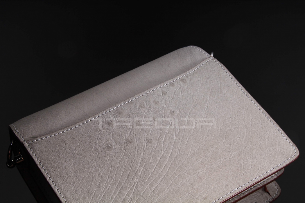 Сумка из кожи страуса