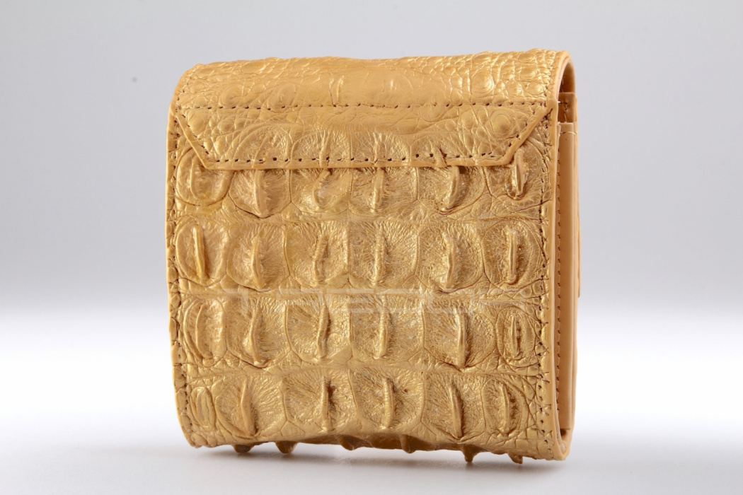 Кошелек-сумочка из кожи крокодила